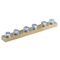 EARTH NEUTRAL BAR STUDS ONLY 6 x M8 STEEL SET SCREWS