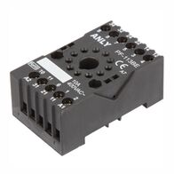 BASE DIN-RAIL MOUNT 11-PIN SLIM BASE, ENCLOSED TERMINALS