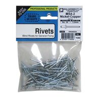 RIVETS, NICKEL COPPER [100] MS 4-2 1/8 x 1/8