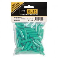 STAR PLUG GREEN 25mm (6.5mm DRILL), [100]