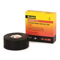 TAPE, RUBBER SPLICING L/L 130C SCOTCH, 25mm x 9m BLACK