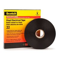 TAPE, HD VINYL ELECTRICAL 22 SCOTCH, 24mm x 33m BLACK