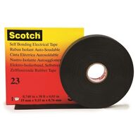 TAPE, RUBBER SPLICING 23 SCOTCH, 19mm x 9m BLACK