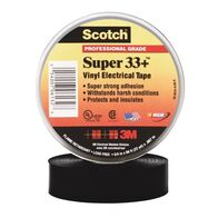 TAPE, PRO VINYL ELEC SUPER 33+ SCOTCH, 19mm x 20m BLACK