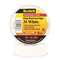 TAPE, PRO VINYL ELEC 35 SCOTCH, 19mm x 20m WHITE
