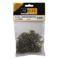 SCREW BUTTON HD N/P 8G x 25mm [100]