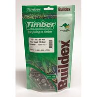 SCREW, T17 12G x 50mm HI-GRIP HEX HEAD WITH SEAL CL4 [100]