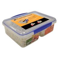 32A CLEAR CONNECTOR, DOUBLE C/W 2L FOOD CONTAINER [300] PK