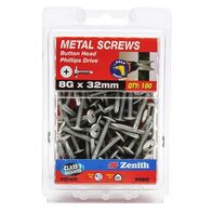 SCREWS, METAL, BUTTON HEAD CLASS 3, 8G-18X32mm [100