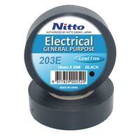 TAPE #203 0.18 x 18mm x 20m BLACK