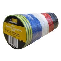 TAPE INSULATION PVC RAINBOW PACK [10] ASSORTED COLOURS