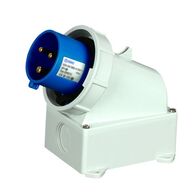 PLUG,APPLIANCE INLET,SURF MNT 3P, 230V, 16A, IP67, 6H,IEC309