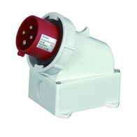 PLUG,APPLIANCE INLET,SURF MNT 4P, 400V, 32A, IP67, 6H,IEC309