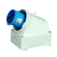 PLUG,APPLIANCE INLET,SURF MNT 3P, 230V, 63A, IP67, 6H,IEC309