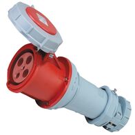 SOCKET,EXTENSION, IEC309, IP67 4 PIN, 400V, 63A, 6H