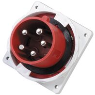 PLUG,APPLIANCE INLET,PANEL MNT 5P, 400V, 63A, IP67, 6H,IEC309