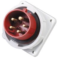 PLUG,APPLIANCE INLET,PANEL MNT 5P, 400V, 16A, IP67, 6H,IEC309