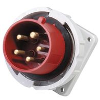PLUG,APPLIANCE INLET,PANEL MNT 5P, 400V, 32A, IP67, 6H,IEC309