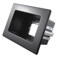 RECESSED WALL POINT, SINGLE BLACK