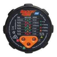 SOCKET TESTER AUDIBLE/VISUAL