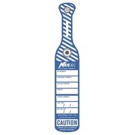 TEST TAG INDUSTRIAL PUSH CLIP COLOUR BLUE [75]