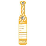 TEST TAG INDUSTRIAL PUSH CLIP COLOUR YELLOW [75]