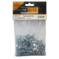 BOLT/NUT ROOFING 3/16 x 1 COMB [100]