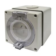 FIXED SOCKET, 3 PIN 15A, FLAT IP66 SERIES