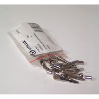 ALLIGATOR CLIP 5A NICKEL- PLATED BRASS C/W BARREL [10]