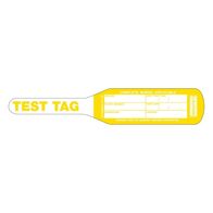 TEST TAGS, BAT STYLE YELLOW (SEP~NOV) [100]