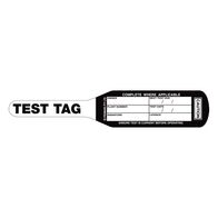 TEST TAGS, BAT STYLE BLACK (YEARLY) [100]