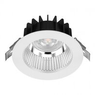 LED 10W FACETED DOWNLIGHT 60 DEG TRICOLOUR UGR<19 DIMMABLE