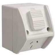 OUTLET SINGLE IP53 WEATHERPROOF