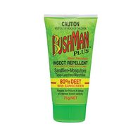BUSHMAN PLUS GEL 75gm 80% DEET WITH SUNSCREEN