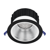 Legolite TriColour 6' Downlight 12/8W 3K/4K/5K Black