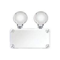 OnGuard Emergency TwinSpot IP65 Wall Light 2*1.25W White