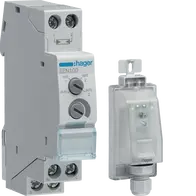 Twilight switch 1 channel, 1M, wall mounted cell