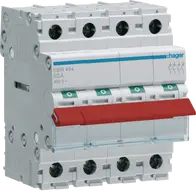 4-pole, 63A Modular Switch 50mm² with Red Toggle