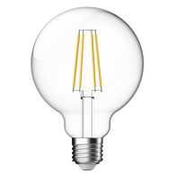 SupValue All-Glass Clear G95 LED Filament 7.5W 2700K E27
