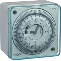 Daily time switch 1 channel, analog, 72x72 with power reserve
