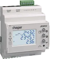 Multifunction measurement device DIN rail 2x3-Phase RS485