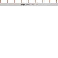 Insulated prong busbar 1P 80A 16mm² 6C for RCBO