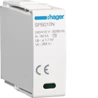 Cartridge N-PE Uc 260V In 20kA Imax 100kA Up 1,5kV