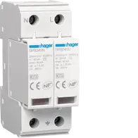 Surge Protection Device 2P T2 TNS/TT Uc 275V In 20kA Imax 40kA remote contact