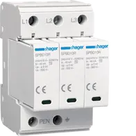 Surge Protection Device 3P T2 TNC Uc 320V In 40kA Imax 100kA  remote contact