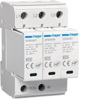 Surge Protection Device 3P T2 TNC Uc 320V In 20kA Imax 65kA remote contact