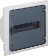 Small distributor,golf,flush,1row,12M,IP40,MS-terminal,ANZ,N+PE,transparent door
