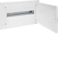 Small distributor,golf,flush,1row,18M,IP40,MS-terminal,ANZ,N+PE,white door