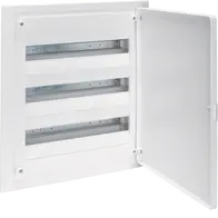 Small distributor,golf,flush,3row,54M,IP40,MS-terminal,ANZ,N+PE,white door