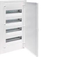 Small distributor,golf,flush,4row,IP40,48M,MS-terminal,ANZ,N+PE,white door